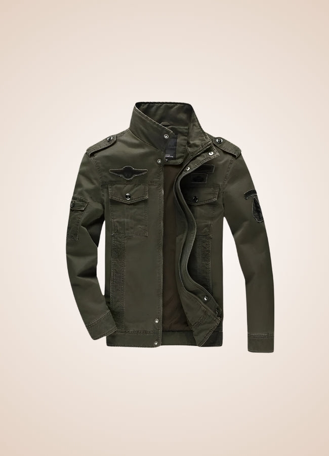 Steampunk Military Bomber Men Jacket