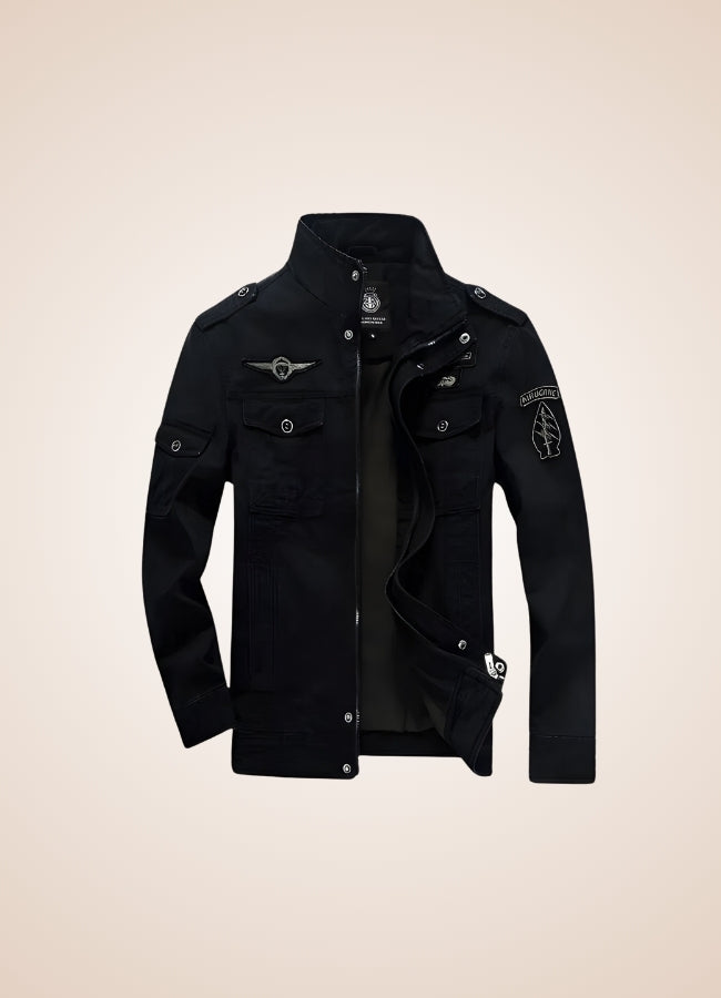 Steampunk Military Bomber Men Jacket